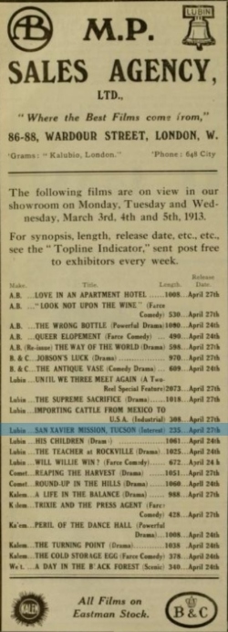 Cinema News and Property Gazette, March 5, 1913